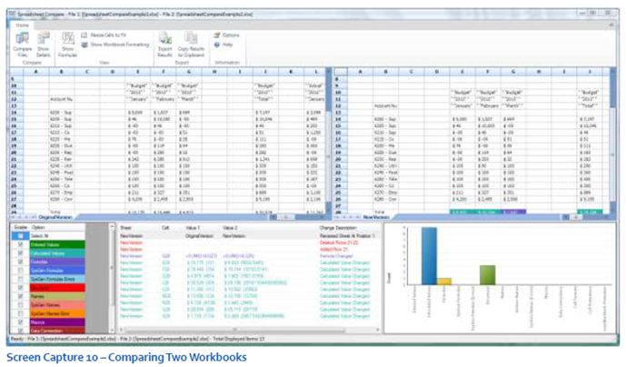 comparing 2 workbooks | True Sky